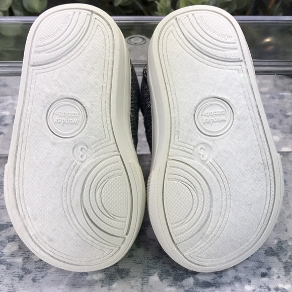 Wonder Nation Navy Blue Canvas Slip-On Velcro Shoes Baby Boy 3 ✨Like NEW✨ - Picture 7 of 11